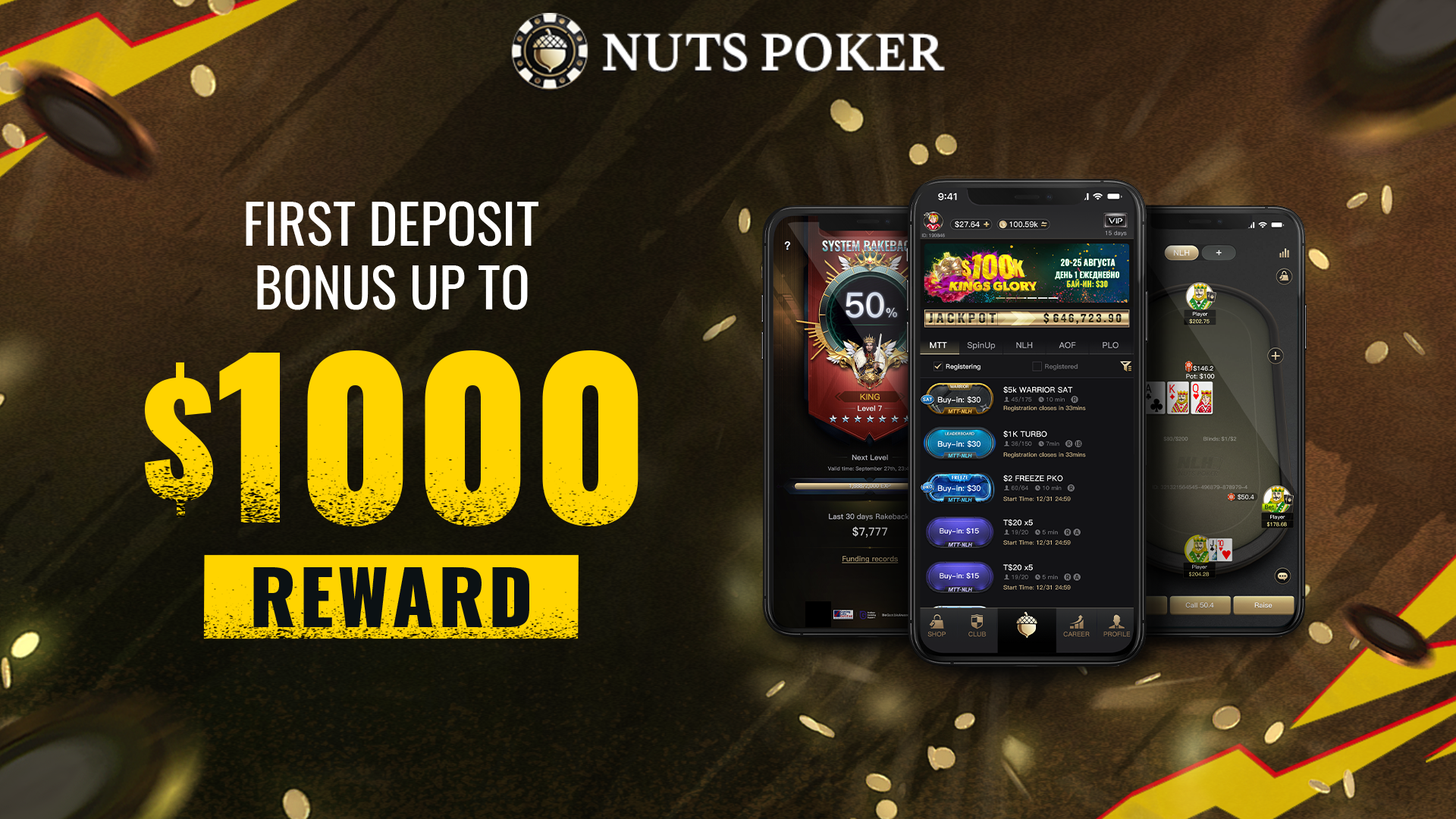 NUTS POKER: Best Online Poker Experience On the Go