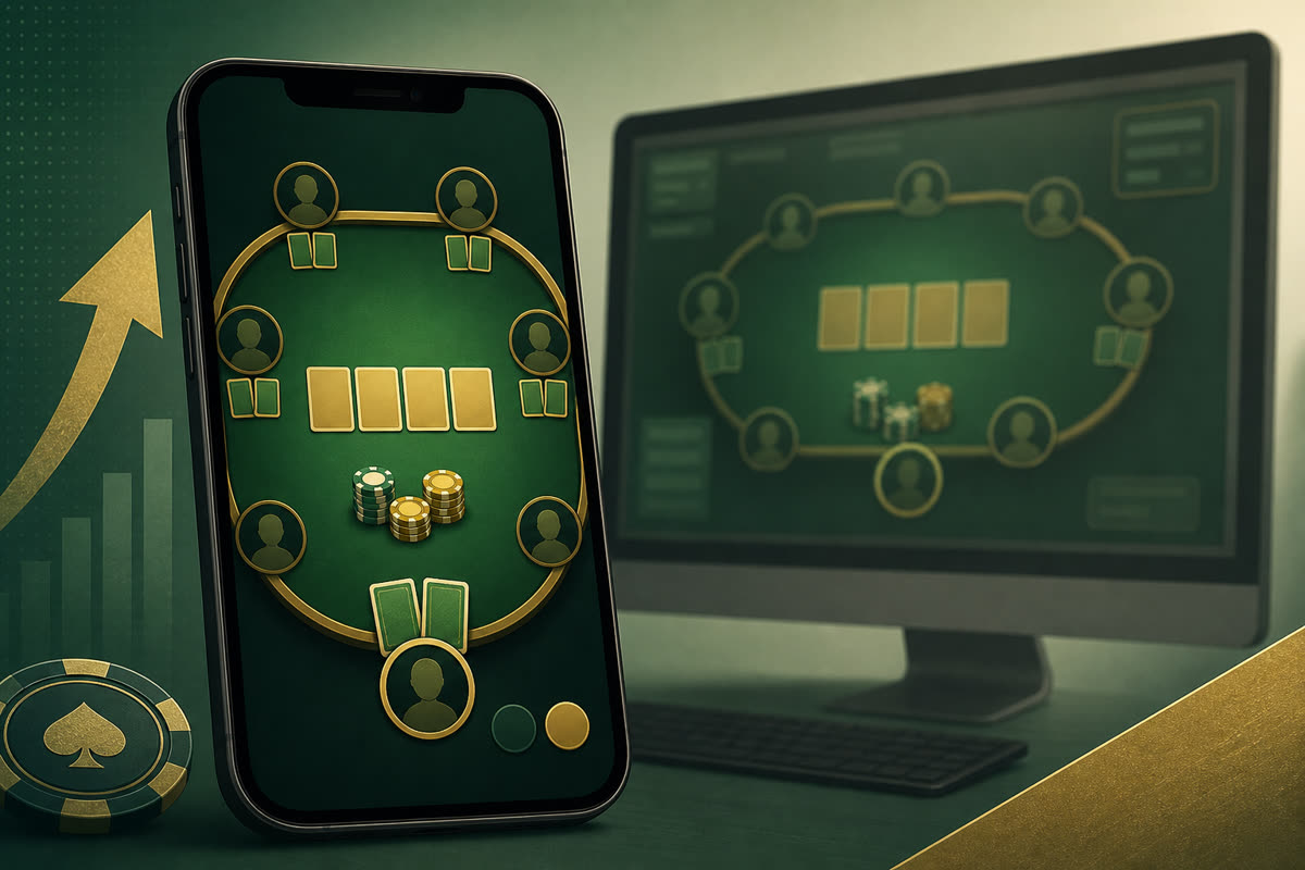 Mobile poker as the main table, not the side app