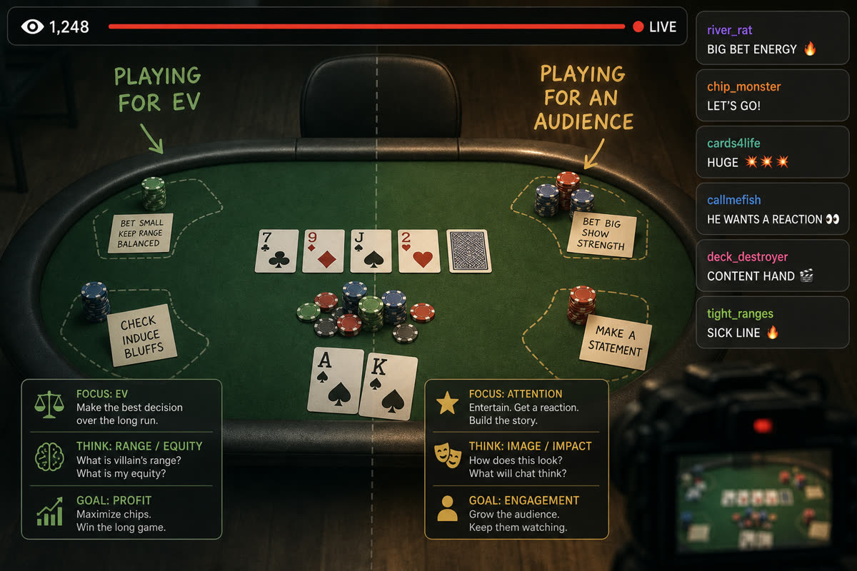 Poker streaming: how broadcasts change the way people play