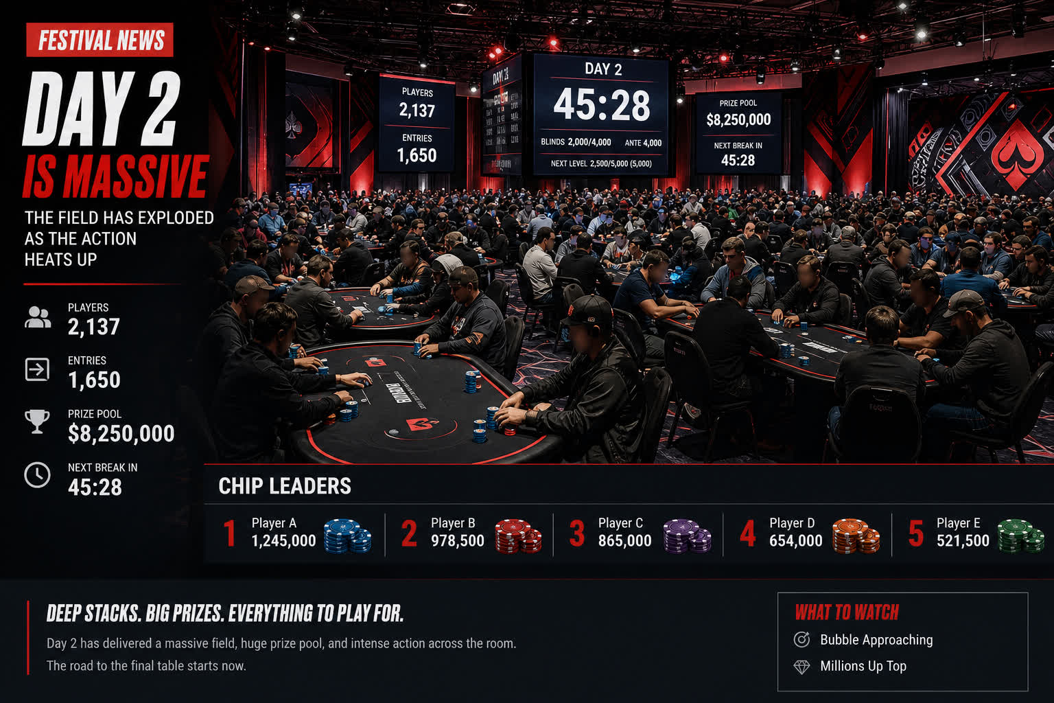 PokerStars Open Barcelona: 4,333 entries, Zaharagi leads Day 2